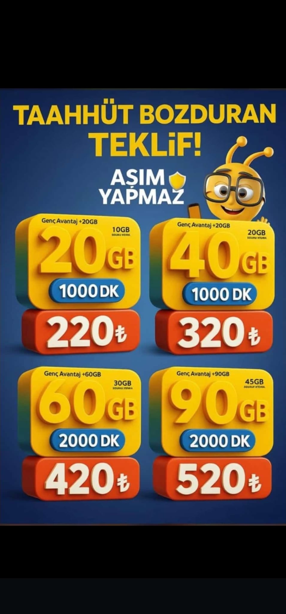 📢 TAAHHÜT BOZDURAN TEKLİF! 🔥 GENÇLERE ÖZEL, AŞIM YAPMAZ!